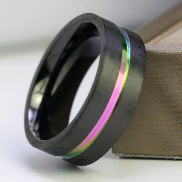Jewelry | Men Women Tungsten Carbide Black Ring | Poshmark